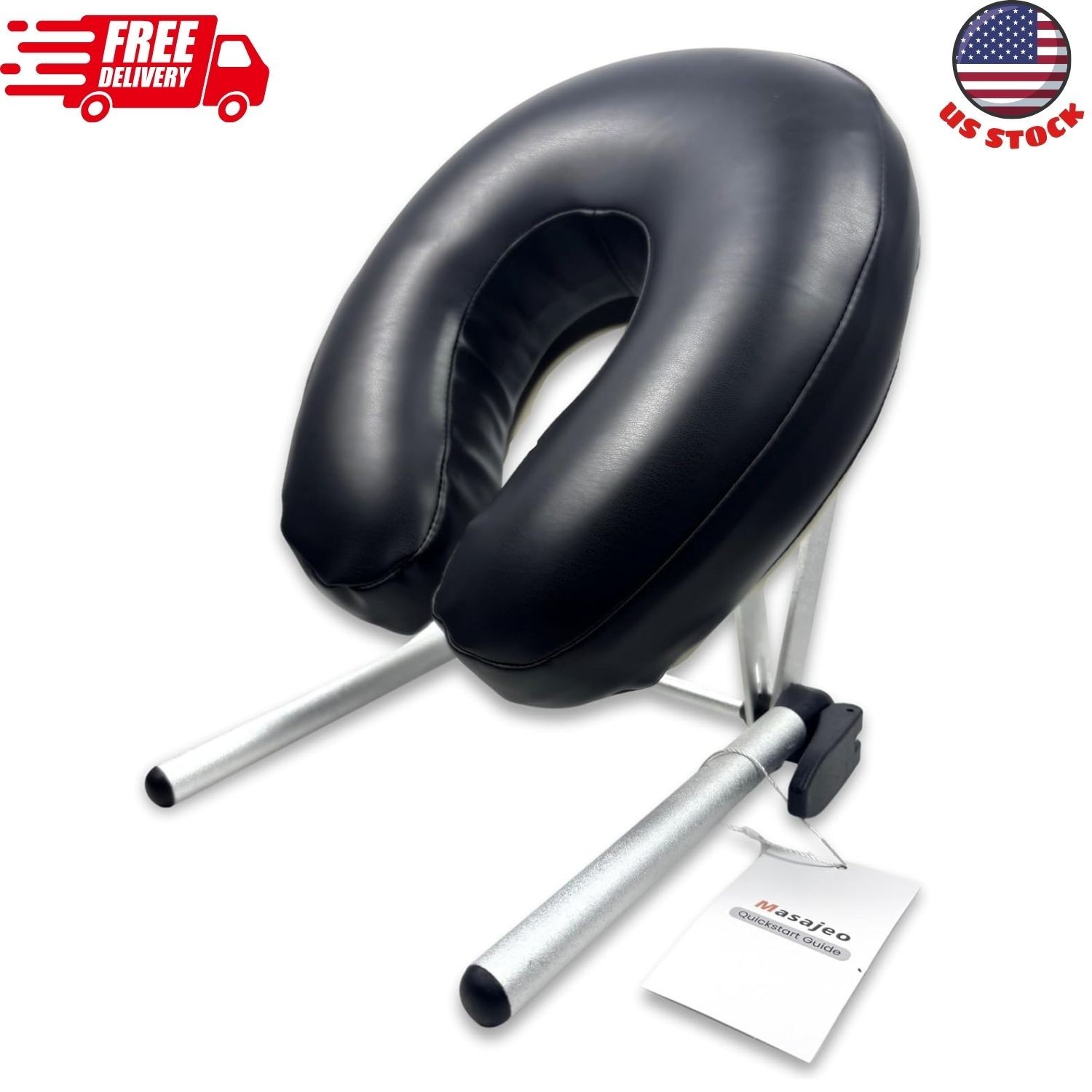 Massage Face Cradle with Cushion Massage Table Headrest, Fit Most Massage Table