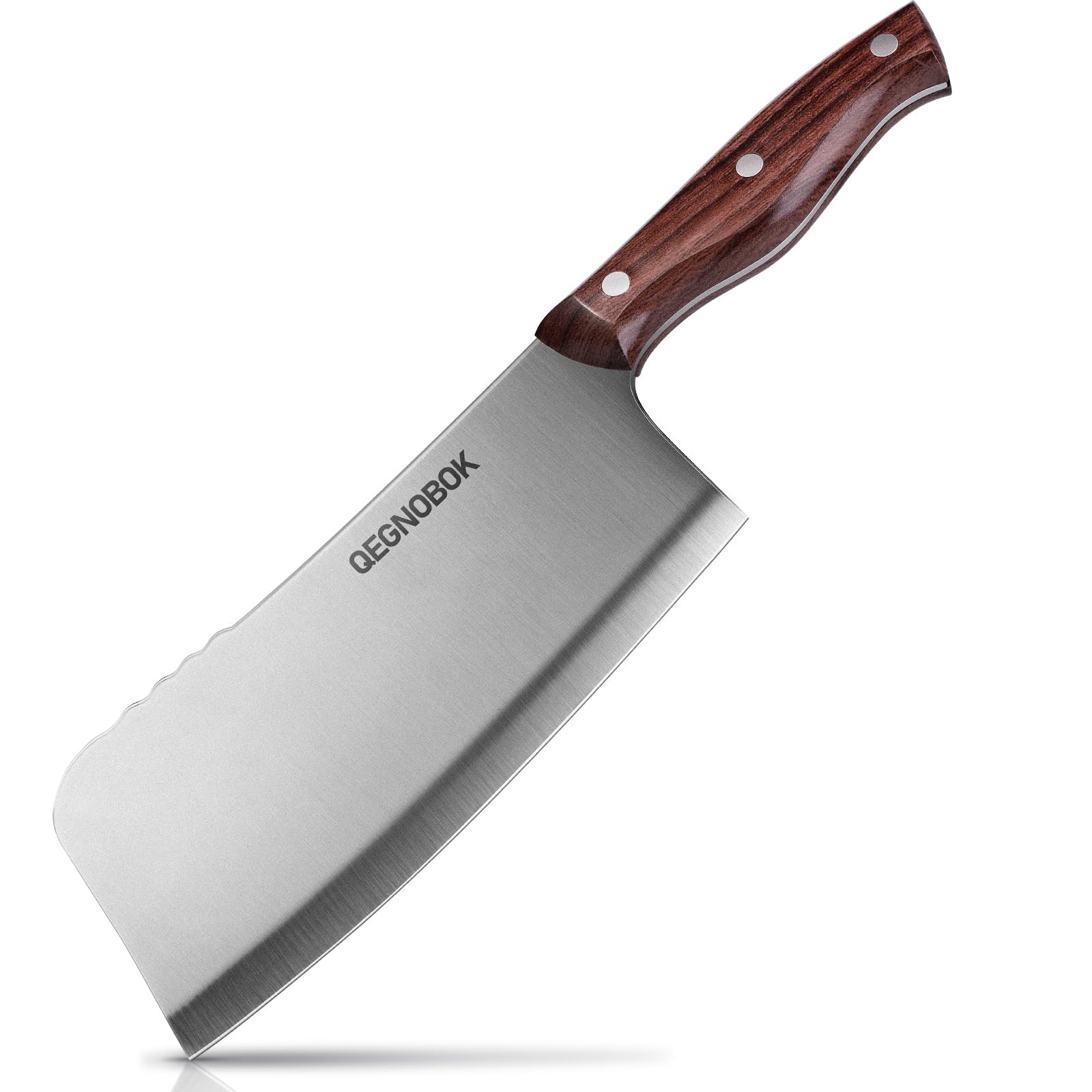 Meat Cleaver Knife 7 Inch Heavy-Duty Butcher Cleaver Stainless Steel