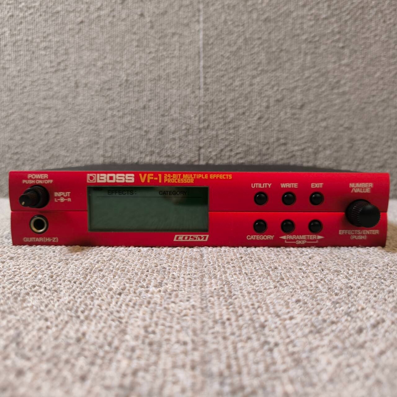 BOSS VF-1 24-Bit Multi-Effects Processor Made in Japan With Power Supply ※READ