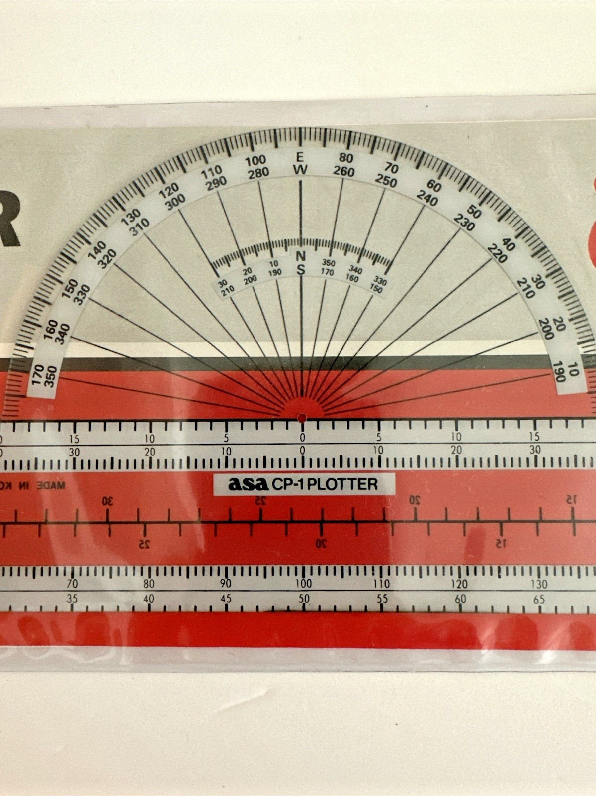 Vintage 1987 Aviation Navigation CP-1 Plotter ASA Publications Made in Korea