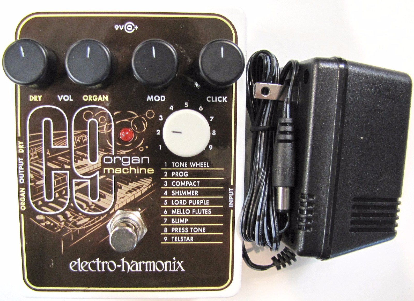 Used Electro-Harmonix EHX C9 Organ Machine (C 9) Guitar Effects Pedal!