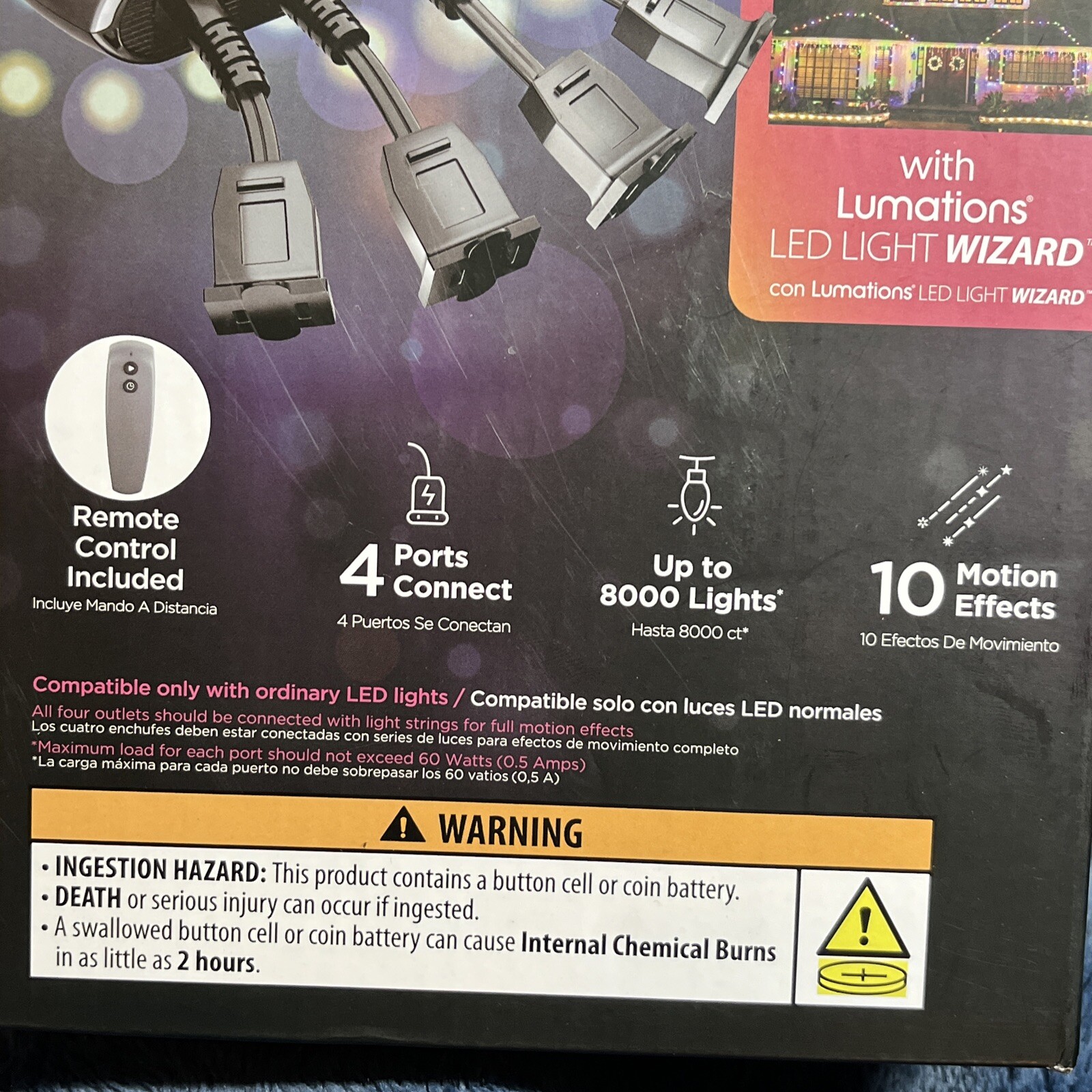 LED LIGHTWIZARD W/REMOTE CONTROLLER，new