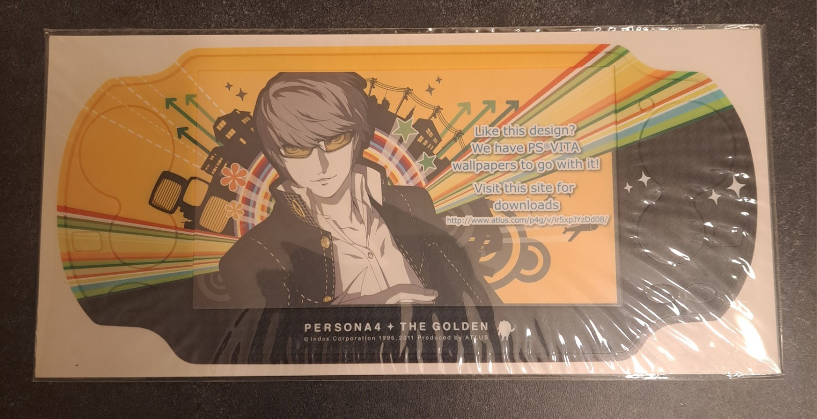 Persona 4 Golden Atlus PlayStation Vita Skin  SEALED BRAND NEW