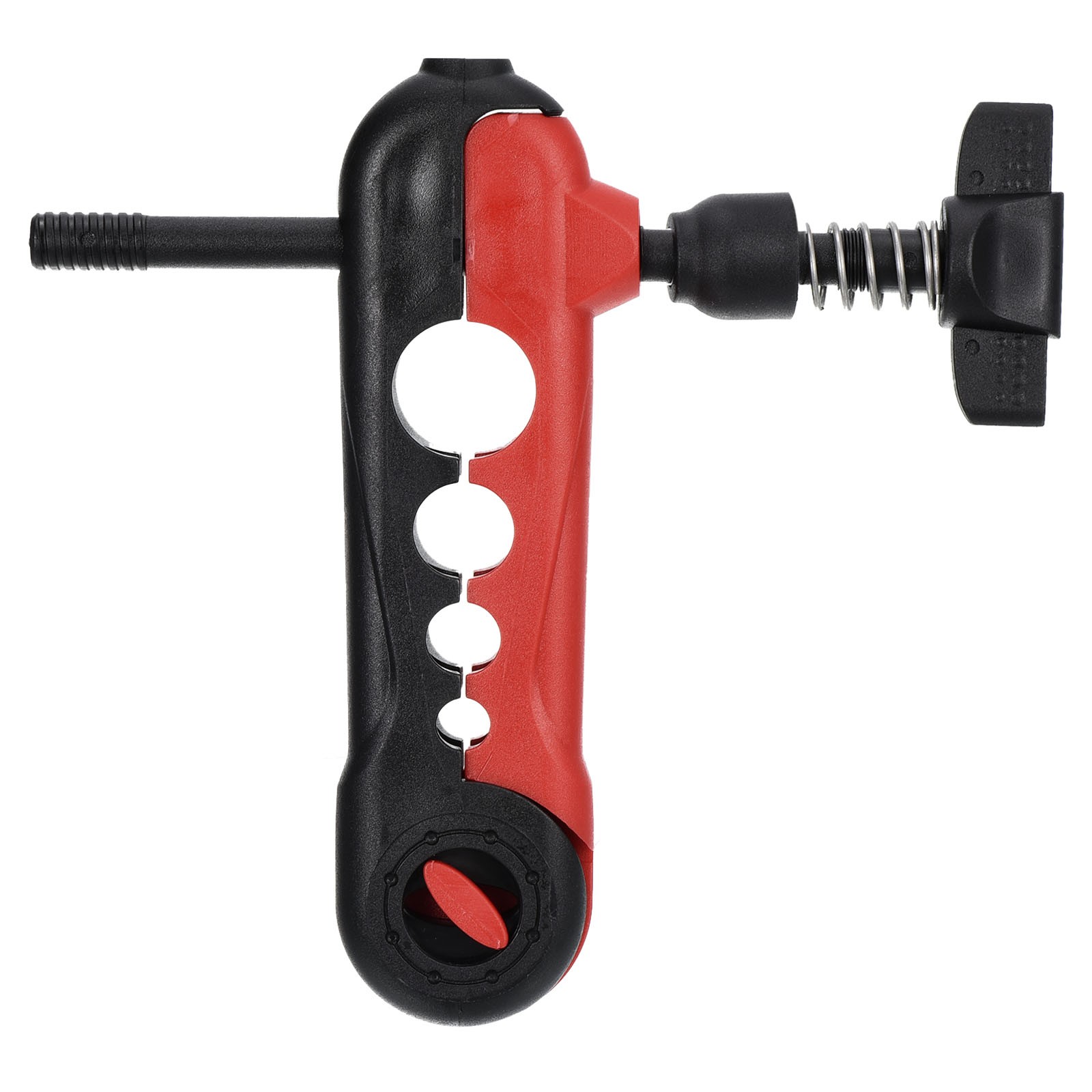 Fishing Line Spooler, Fishing Reel Spool Station Tool Adjustable, Black Red