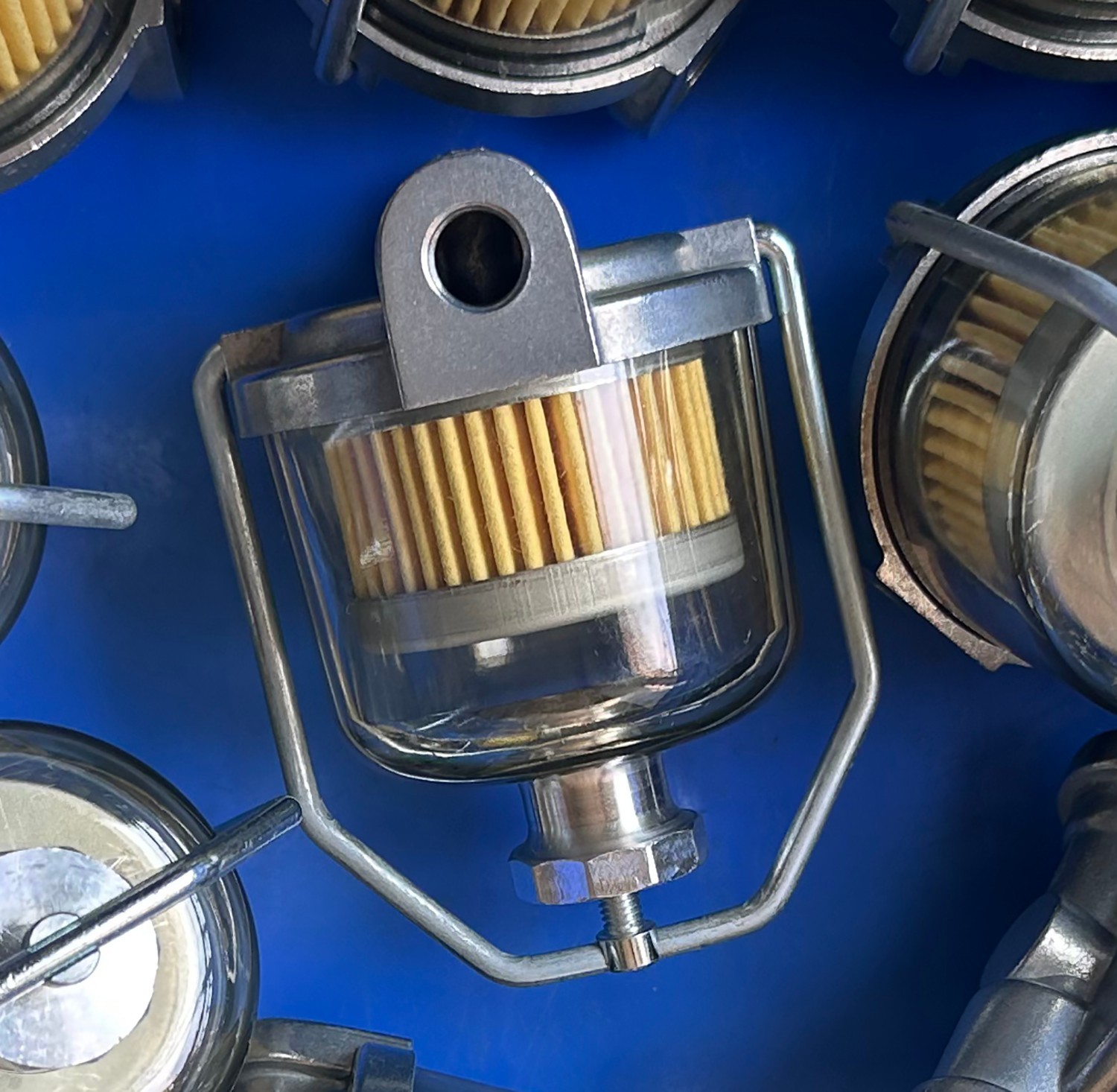 1950s–60s GM Car truck transparent bowl fuel filter For 1 or 2-barrel carburetor