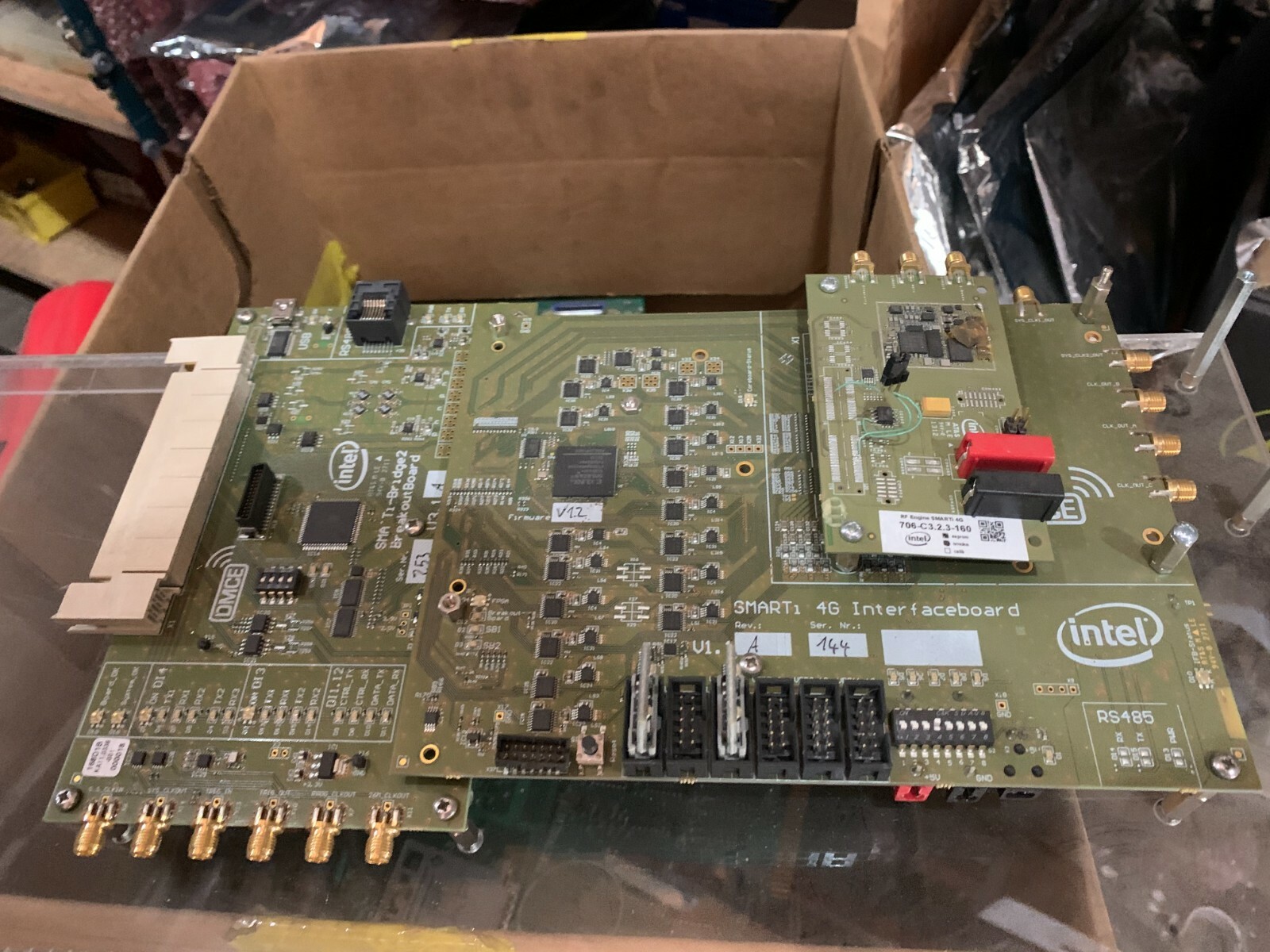 Intel Smart1 Developer Board 4G with Breakout Bridge 2 Interfaceboard