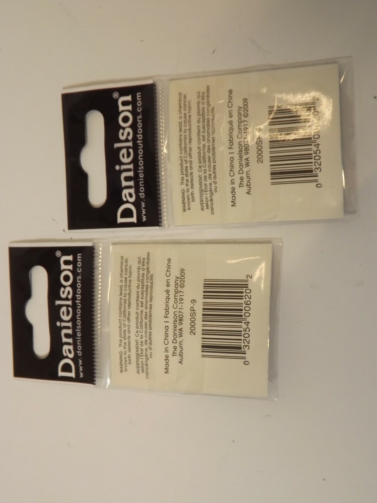 DANIELSON 2000SP-9 Stainless Split Rings Size - 9 2 packs of 2 ea