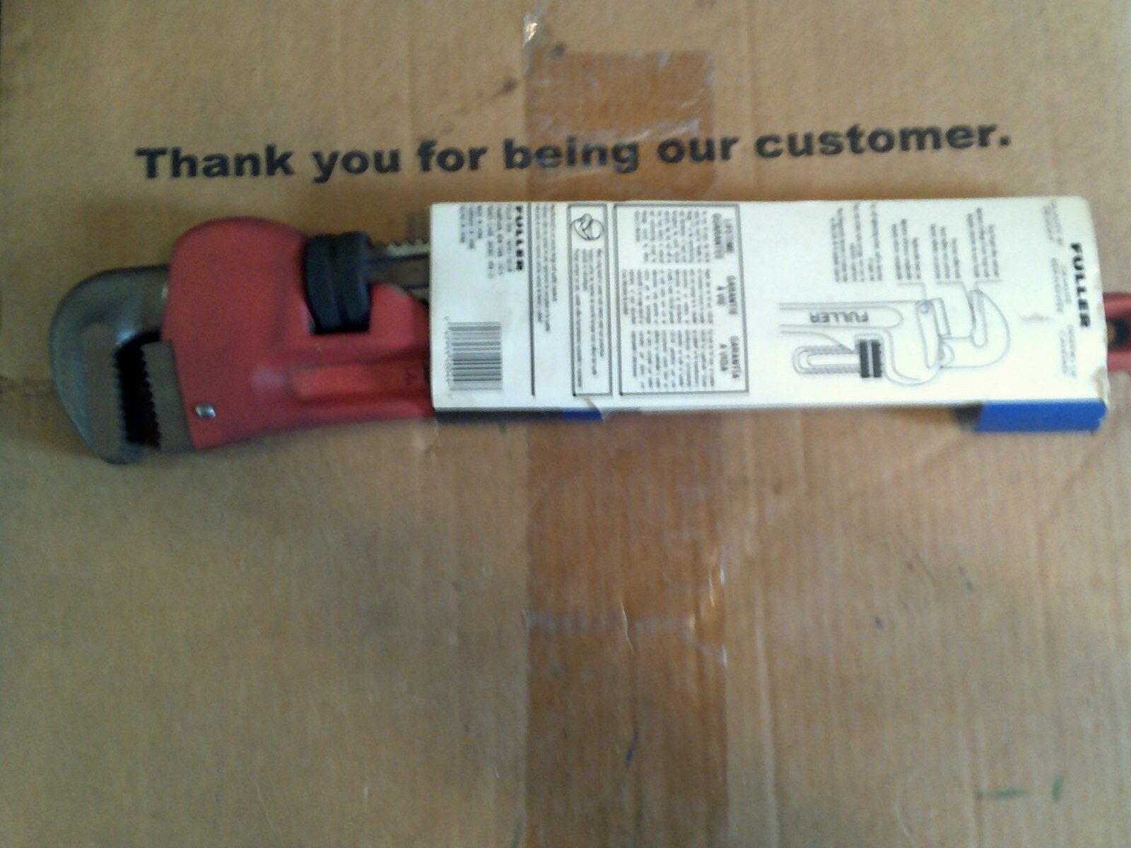 1 Of Fuller Part # 431-0044 Red Pipe Wrench 18"