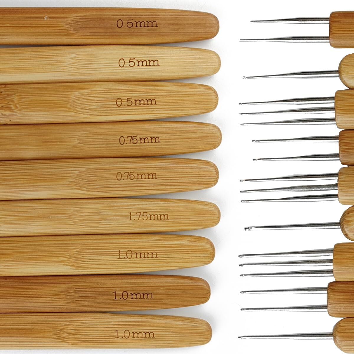 9Pcs Dreadlock Crochet Needle Dreadlock Crochet Hook Tool for Hair