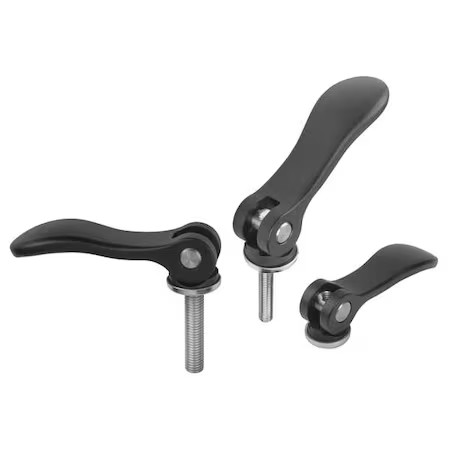 Kipp K0006.25011A4x50 Cam Lever Adjustable Size: 2 3/8-16X50,  A=96,  B=33, 3,