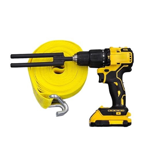 Ratchet Strap Wrapper, Winder, Roller, Power Tool Drill Attachment, Accessory