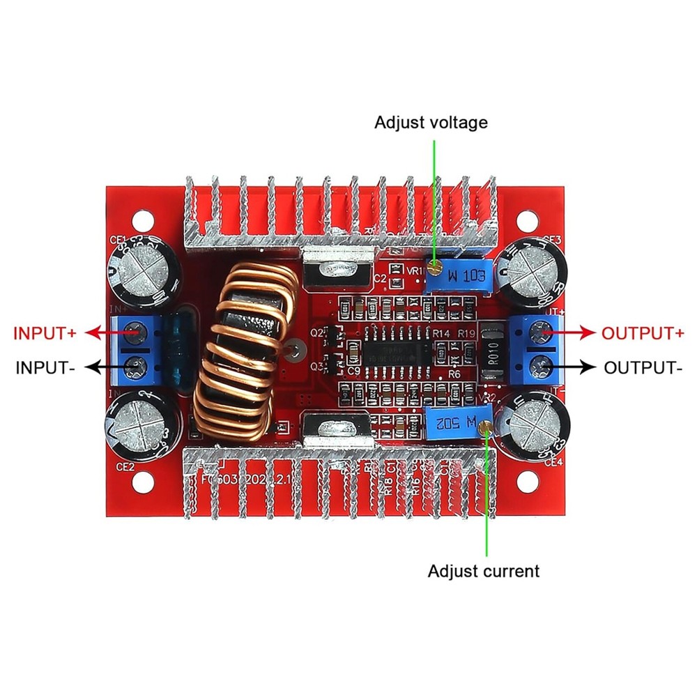 400W DC-DC Step Up Boost Voltage Converter Constant Current Power Supply Module