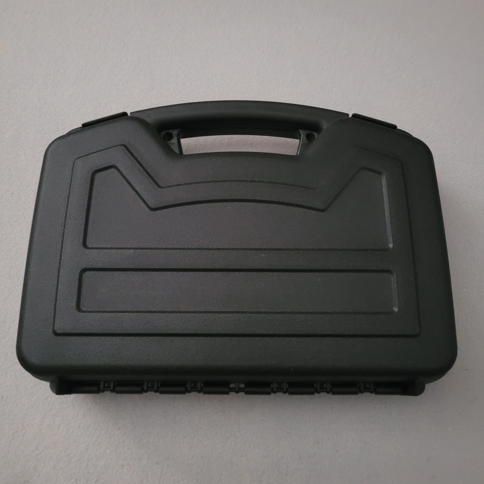 Black Hard Single Handgun Pistol Case Lockable Protective Storage Carry Case