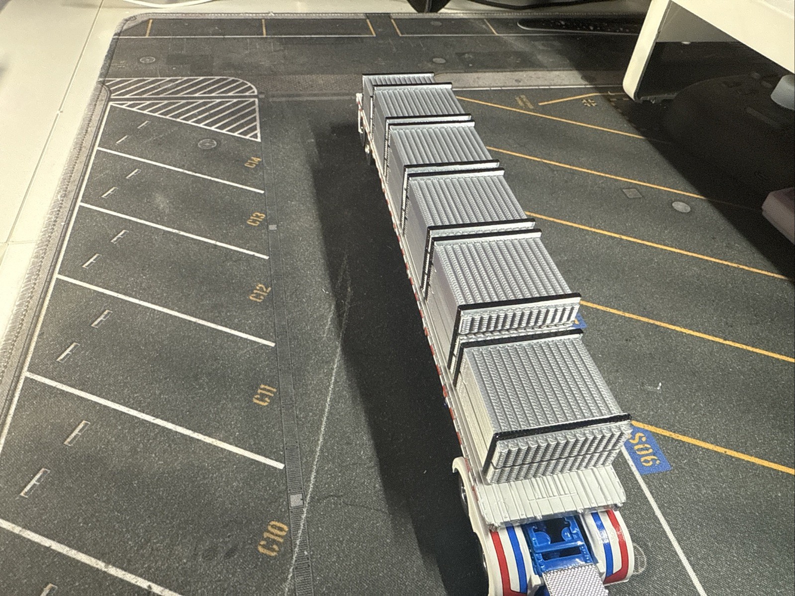 1/64 DCP Metal Sheet Load for Flatbed Trailer