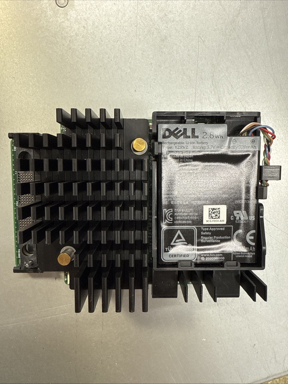 0878M Dell PERC H740P Mini 12Gb 8Gb SAS RAID Controller W/Battery- 00878M