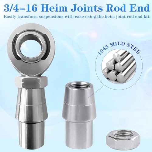 3/4"-16 Heim Joints Rod End Kit Left and Right Hand Thread Heim 3/4"-16-1set