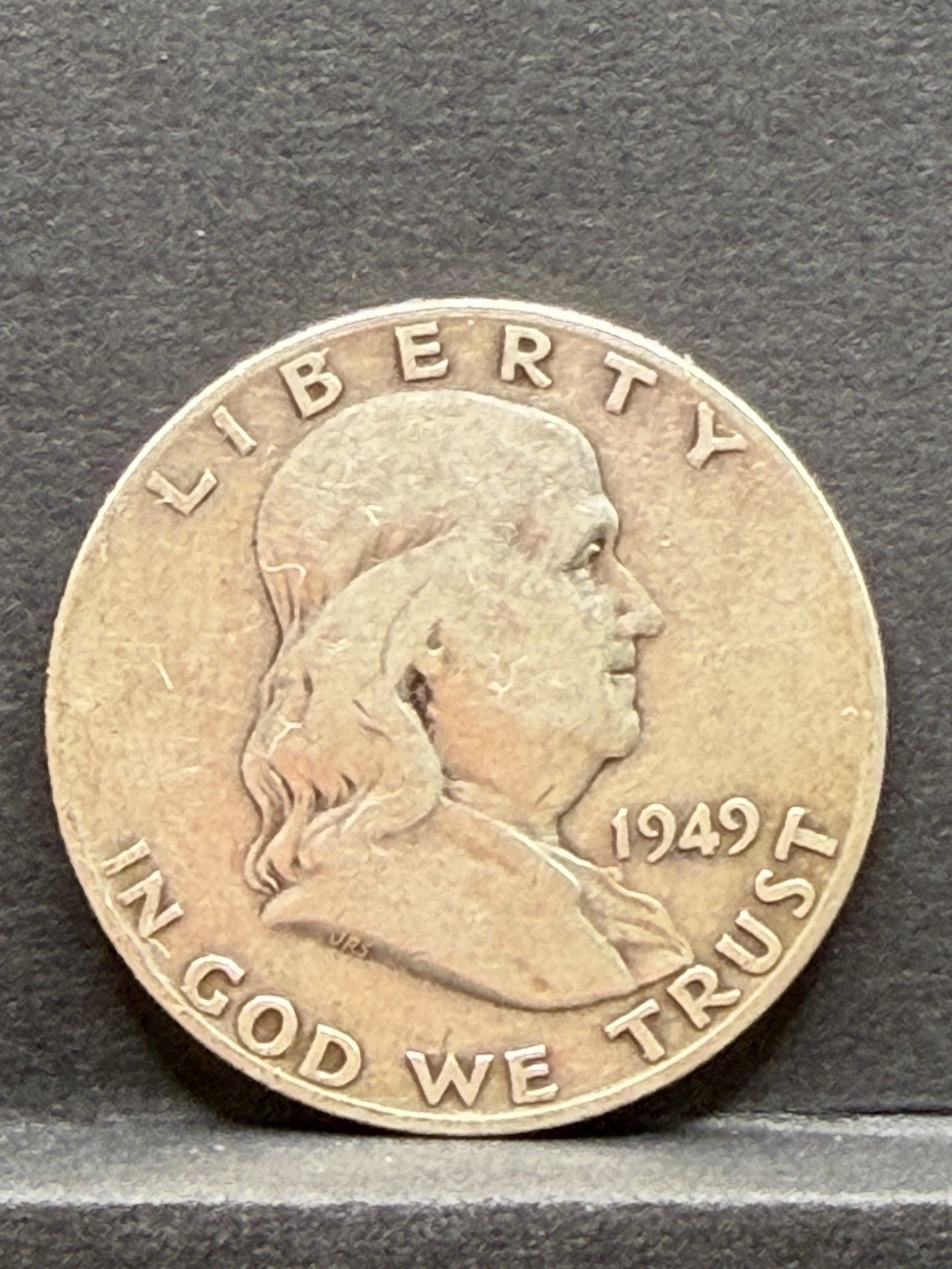 1949 D Franklin Half Dollar/Circulated/Ungraded (7)