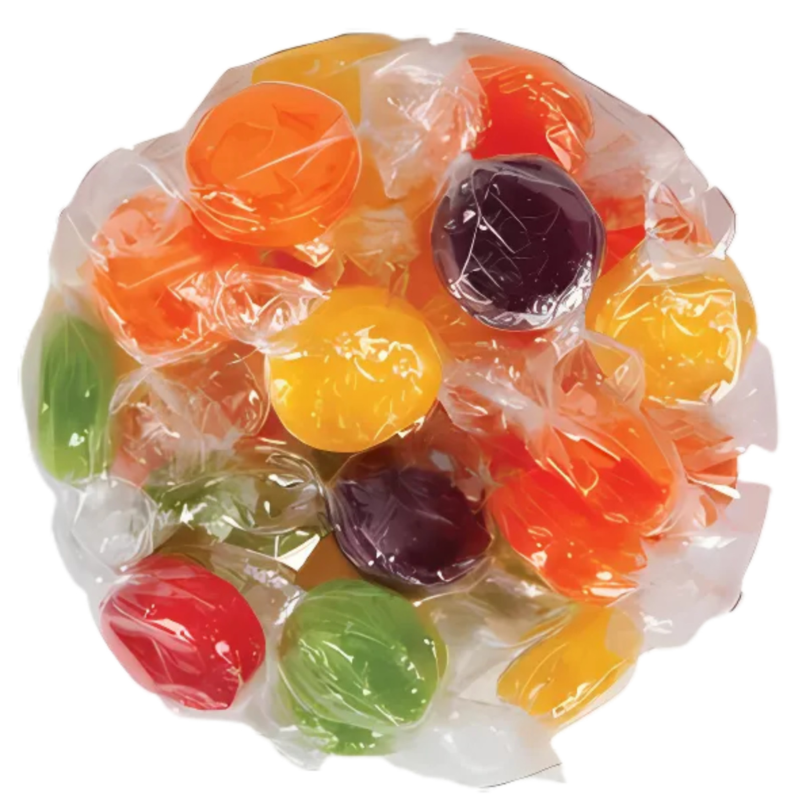Old Fashioned Fruit Disc Candy 2 LB Bulk Button Candy Asst Hard Restocked