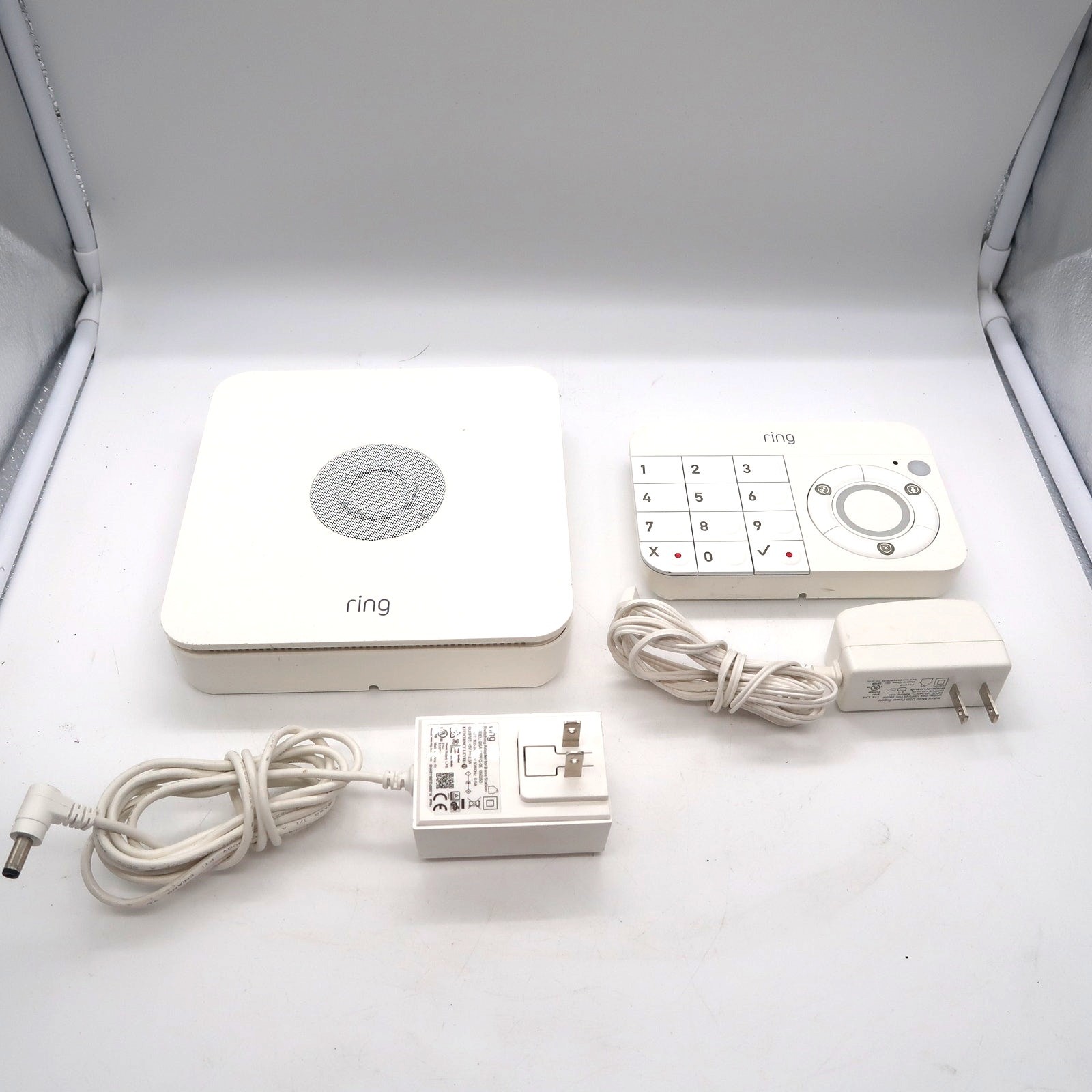 Ring Z Wave Plus Wireless Indoor Alarm Security System Base + Keypad Gen 1