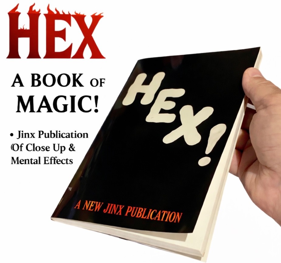 HEX BOOK Magic Tricks Jinx Publication Close Up Magicians Mental Card Coin Money