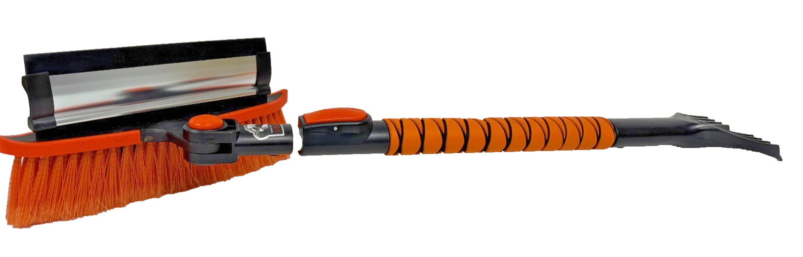 Extendable Car 3‑in‑1 Scraper, Squeegee & Brush