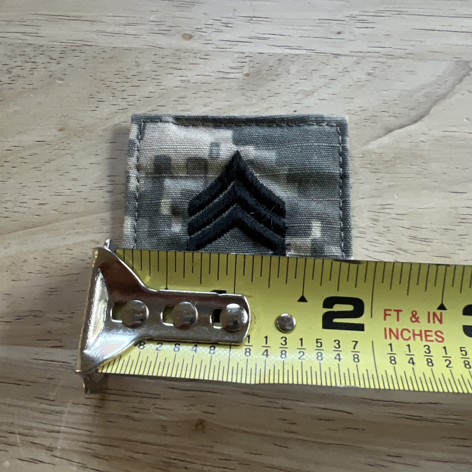 Army Sergeant First Class (E-7) Rank Insignia, Hook And Loop Digital ACU Camo