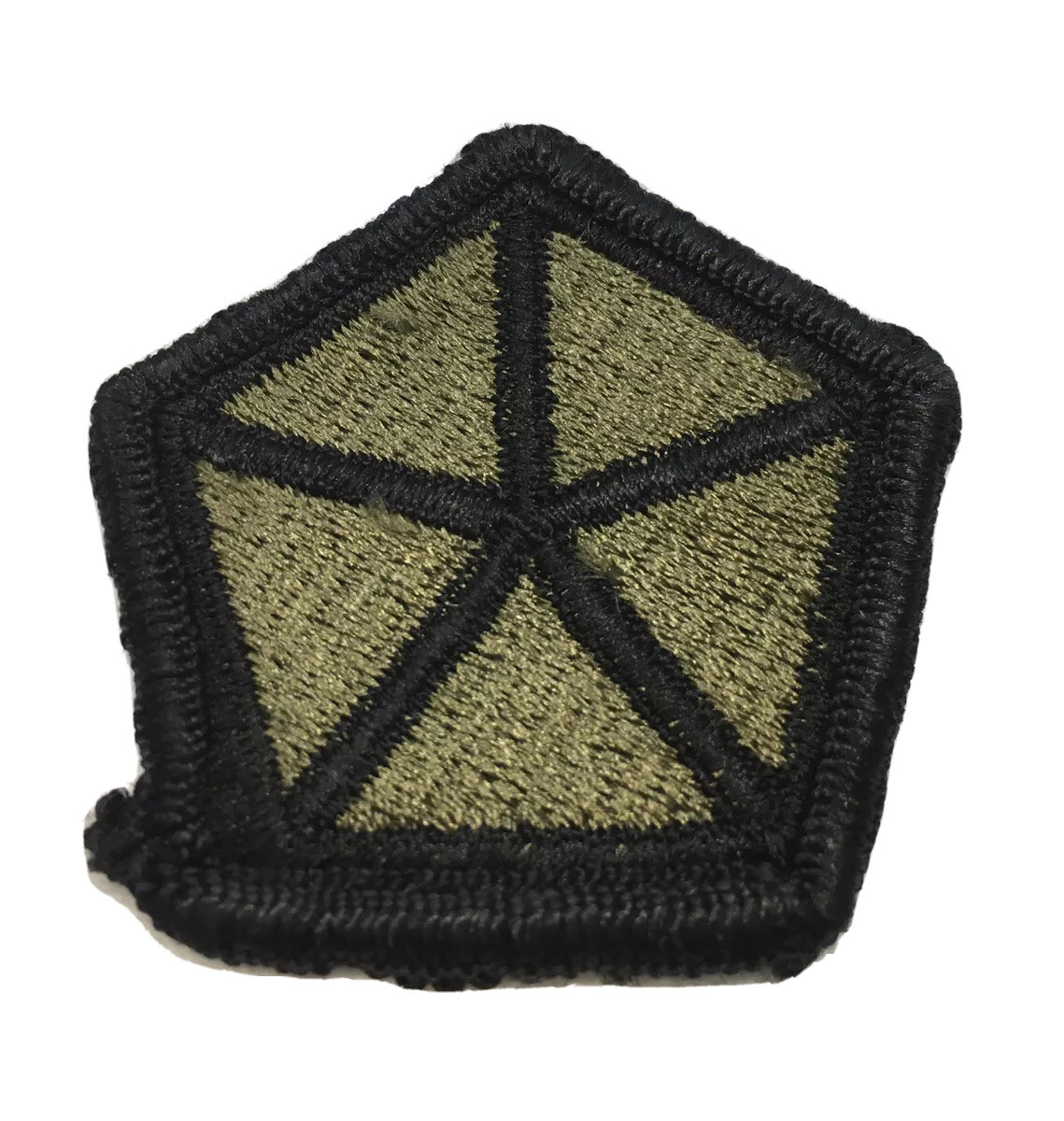 Vietnam Era U.S. ARMY V CORPS MERROWED EDGES SUBDUED PATCH
