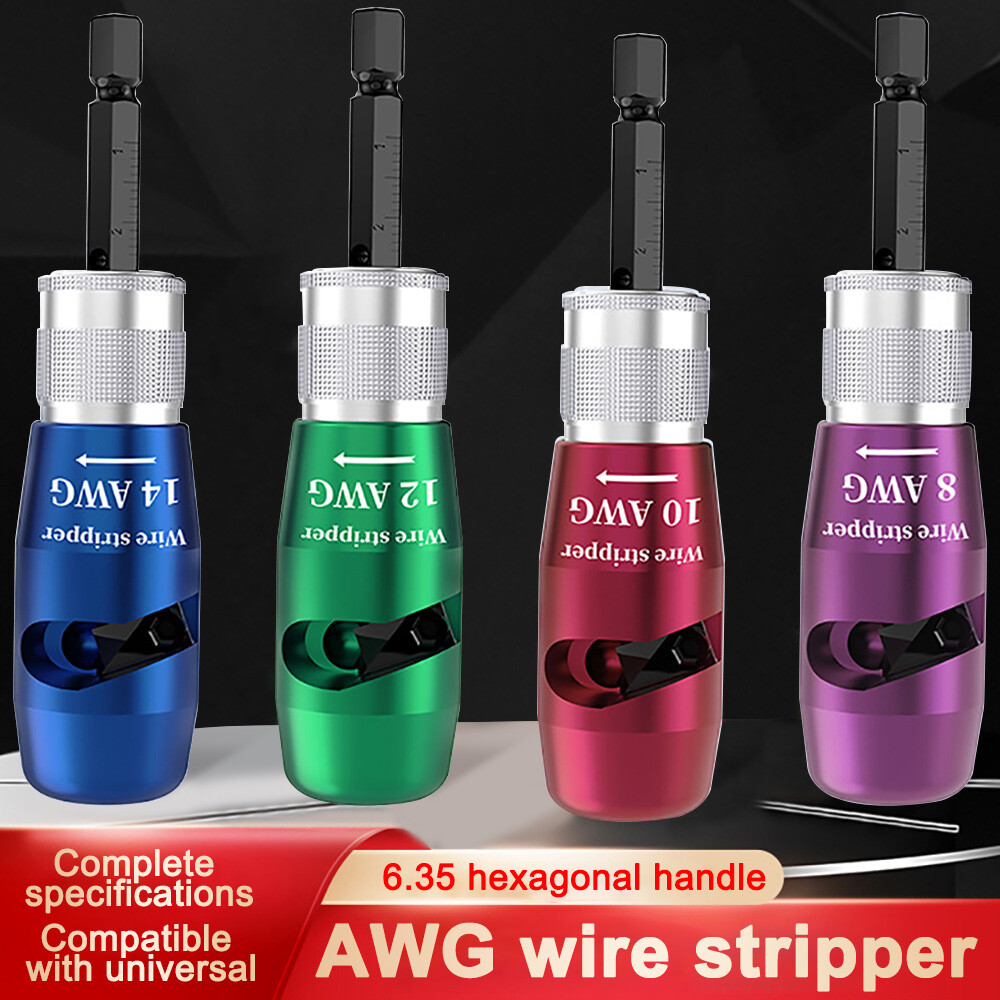 Wire Stripper for Drill Wire Stripping and Twisting Tool Upgrade Electrical