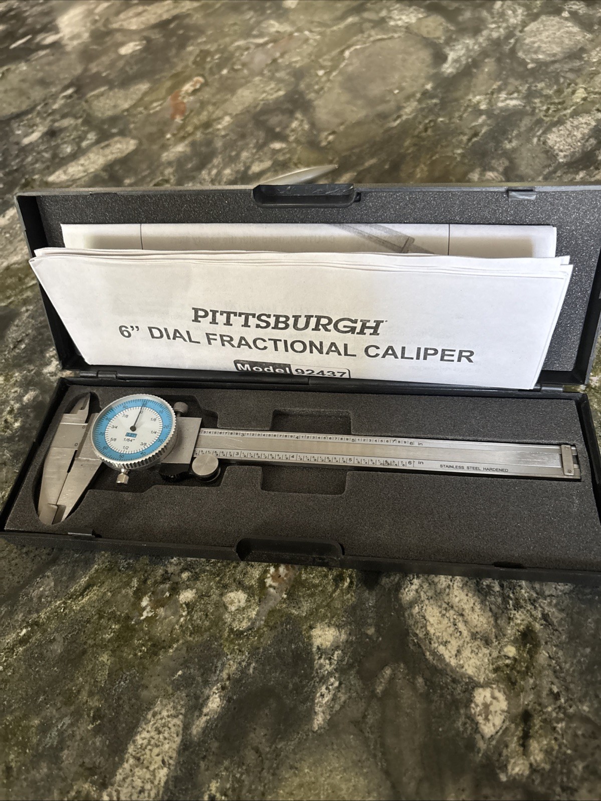 Pittsburgh 6” Dial Fractional Caliper #92437