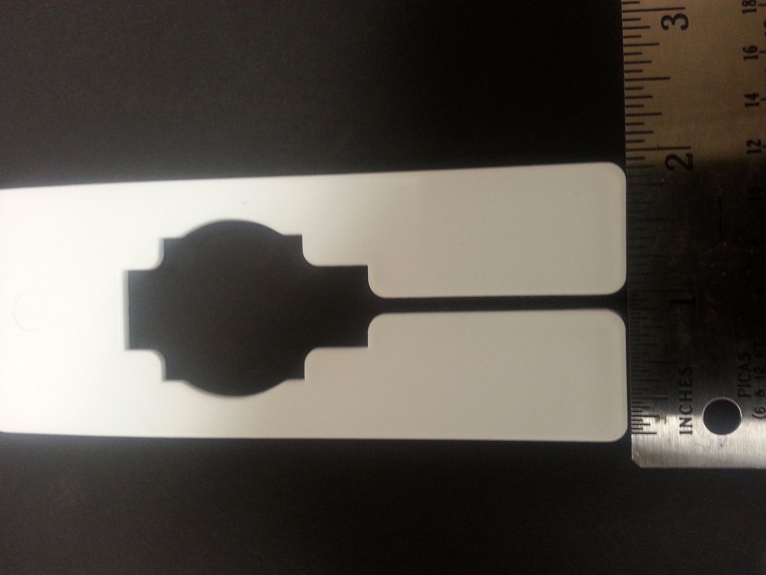 Plastic 10 Blank Rectangular Size Dividers for Retail Clothing Racks