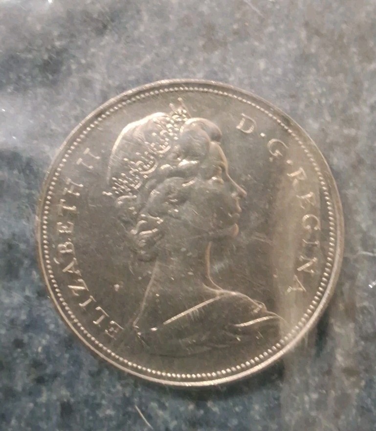 1968 Canada dollar sealed uncirculated voyageur canoe