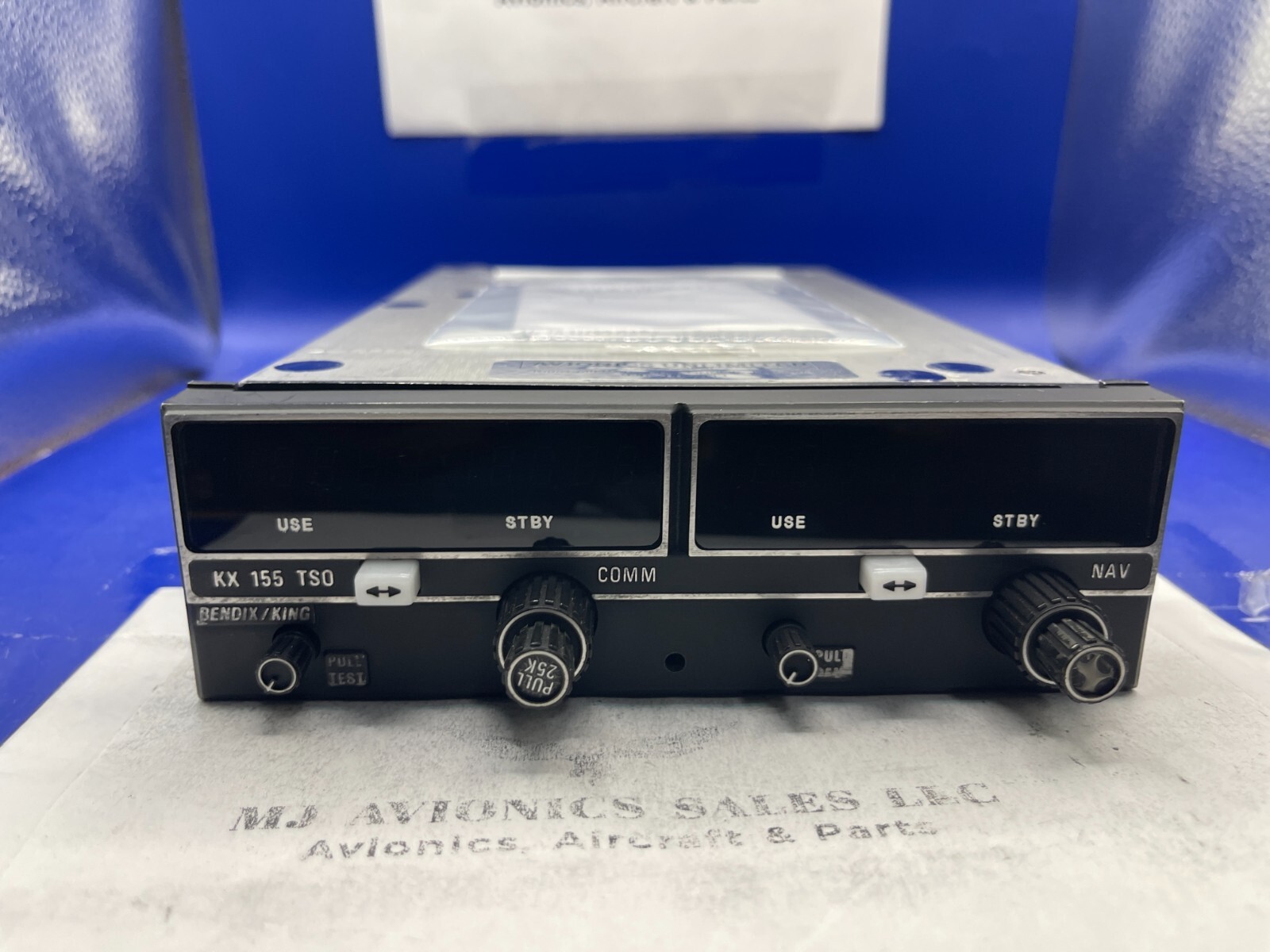 BENDIX/KING KX 155 P/N 069-1024-35 28 VDC WITH GLIDE/SLOPE WITH FAA FORM 8130-3