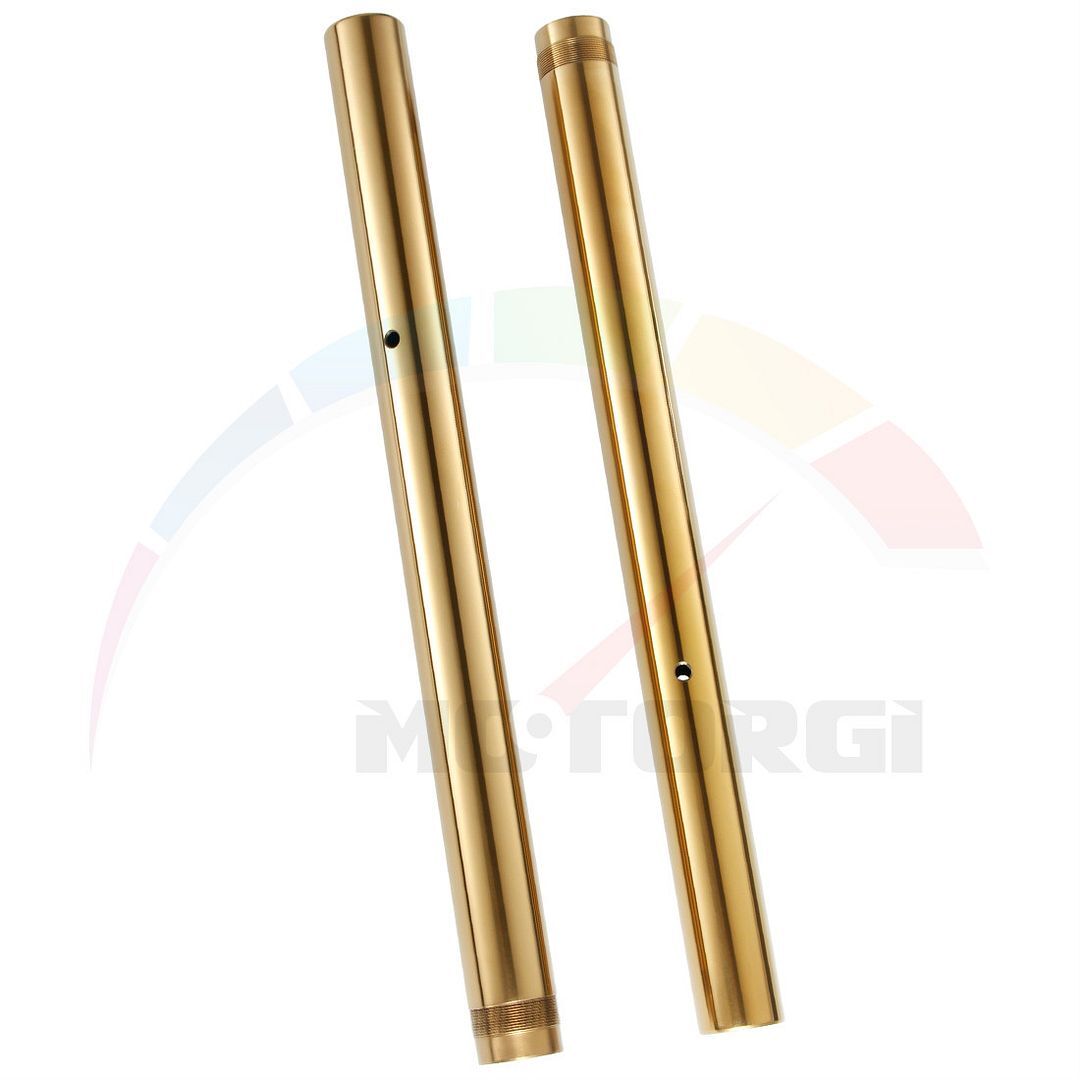 Front Fork Leg Inner Tubes Gold for Suzuki GSX1300R Hayabusa 1999-2007 43x530mm