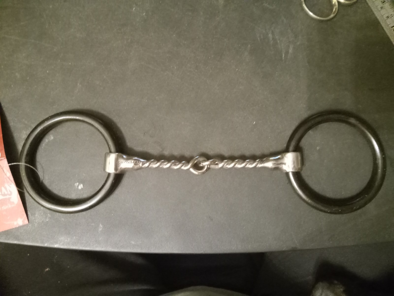 New weighted Loose ring snaffle bit stainless steel twisted wire mouth 5 in
