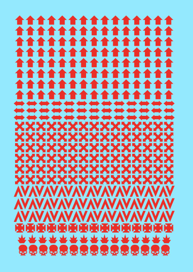 Red Battlefield Squad Role Markings Custom Transfer Sheet A6