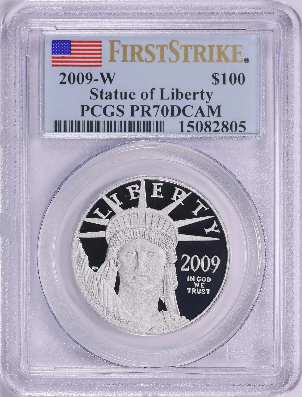 2009-W 1 oz American Platinum Eagle PCGS PR-70 DCAM FS