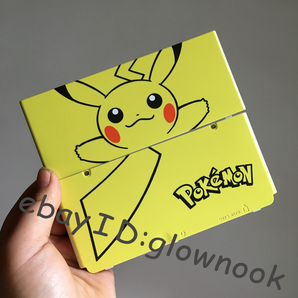 Pokémon Pikachu Nintendo NEW 3DS console parts Cover Replacement Shell Rare!Hot！