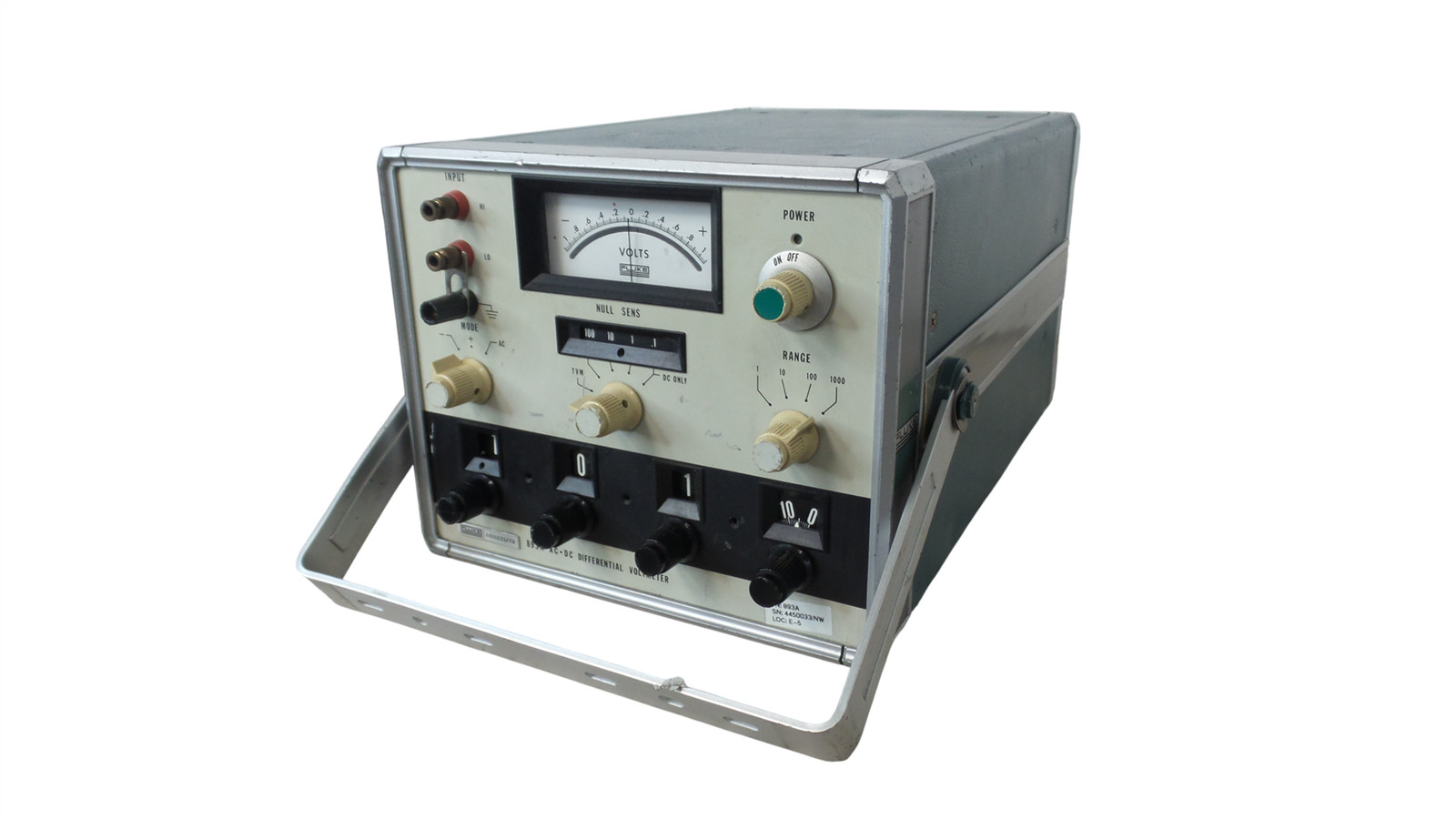 Fluke 893A AC-DC Differential Voltmeter - Free Shipping