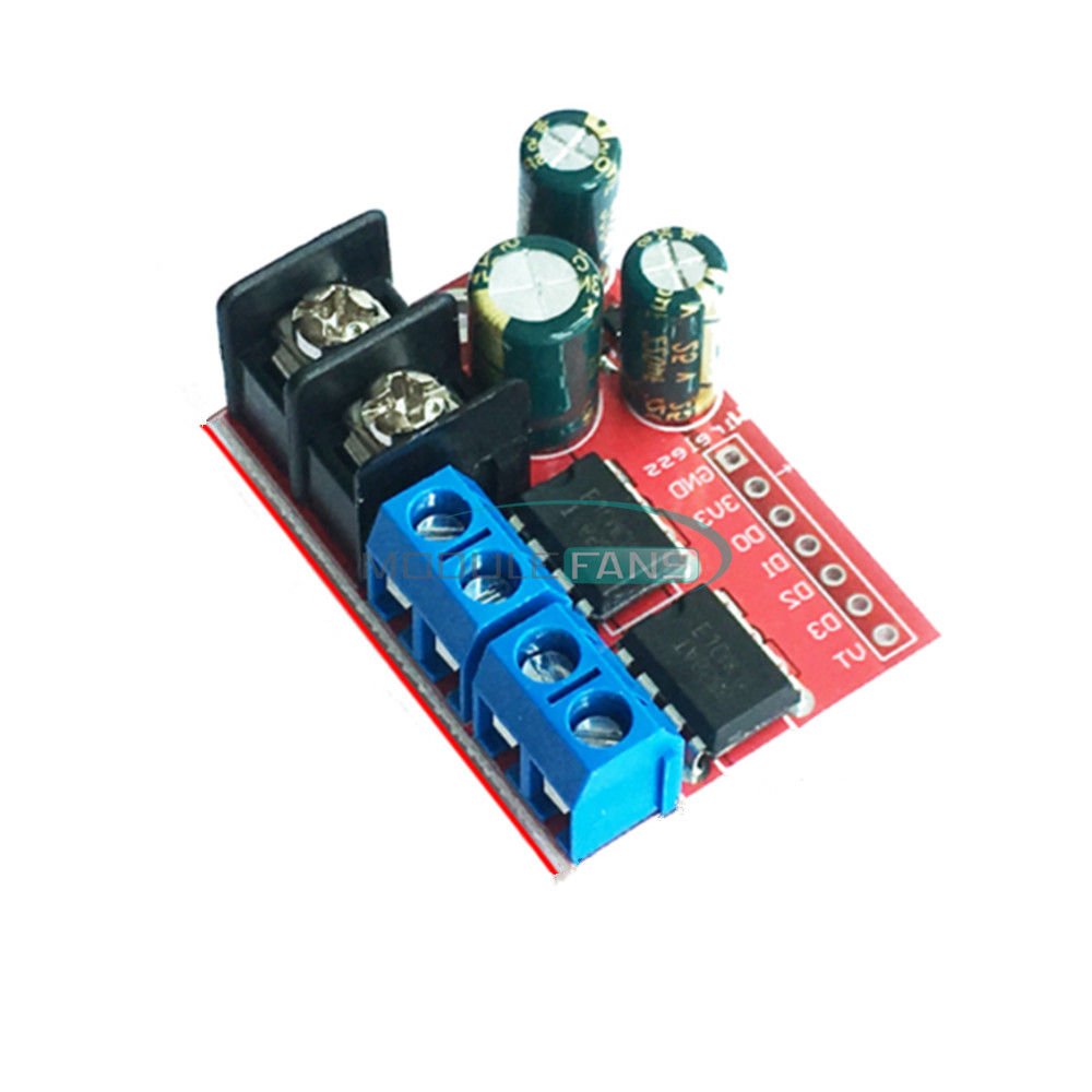 5A Dual DC Motor Drive Remote Control Double H-Bridge PWM Speed Control Module