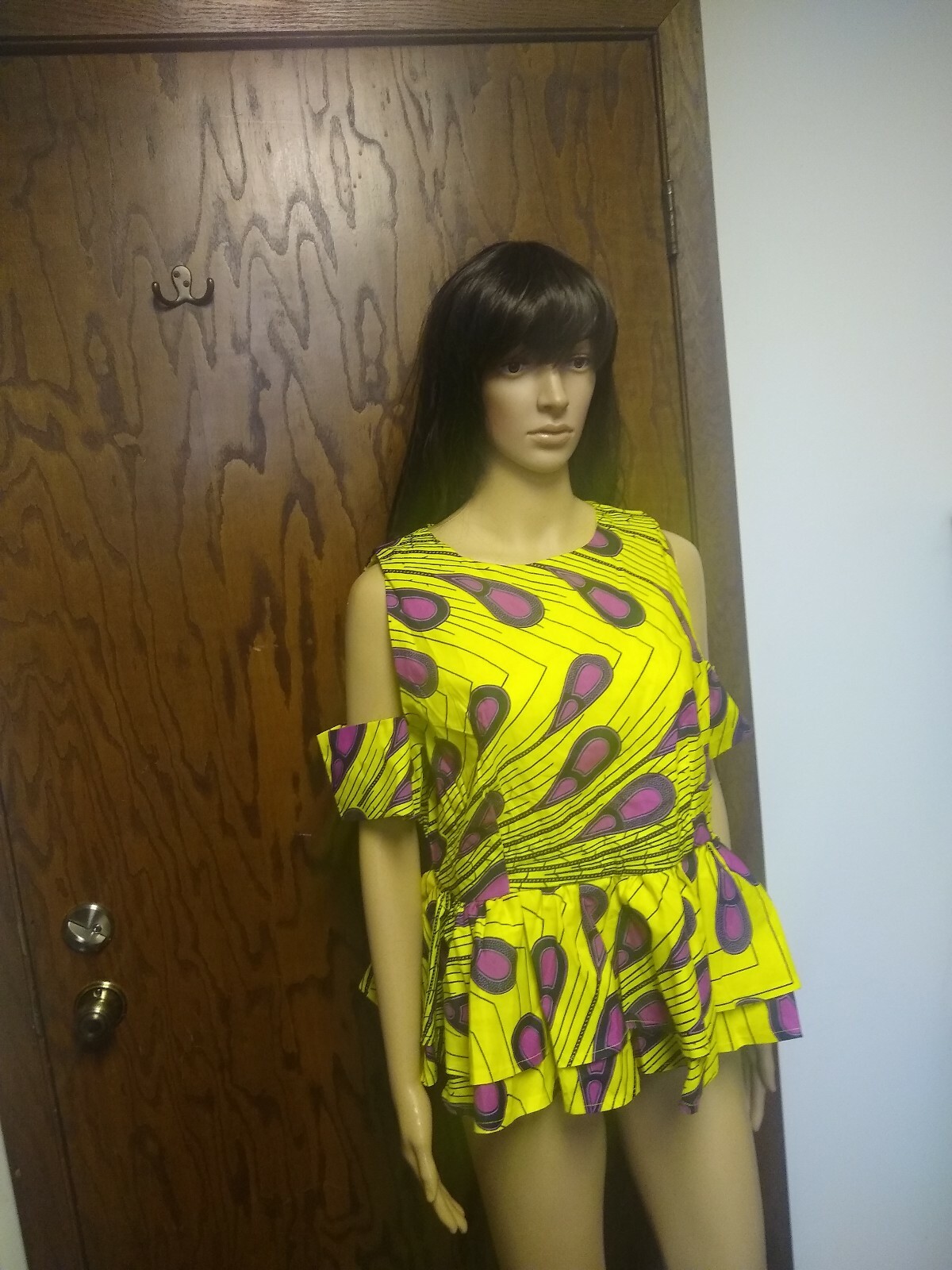 African Wax Print Top