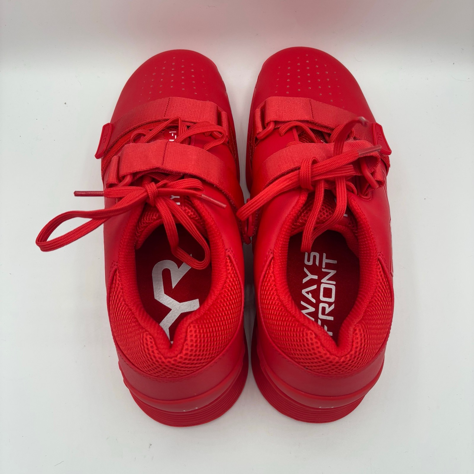 TYR L-1 Lifter Shoes Mens Size 10.5 Triple Red Weightlifting Gym Sneakers
