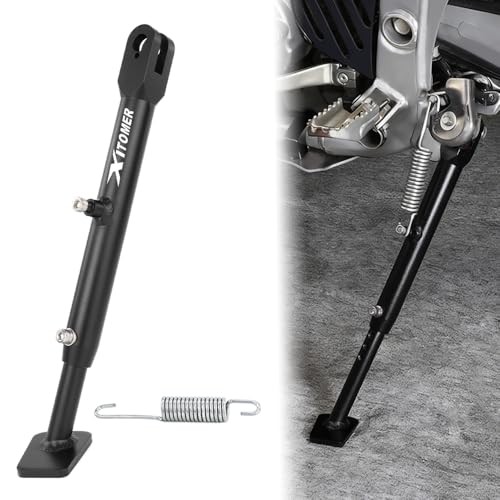 0-4'' Adjustable Kickstand Fit for CRF300L CRF250L Rally CRFL300LS Black