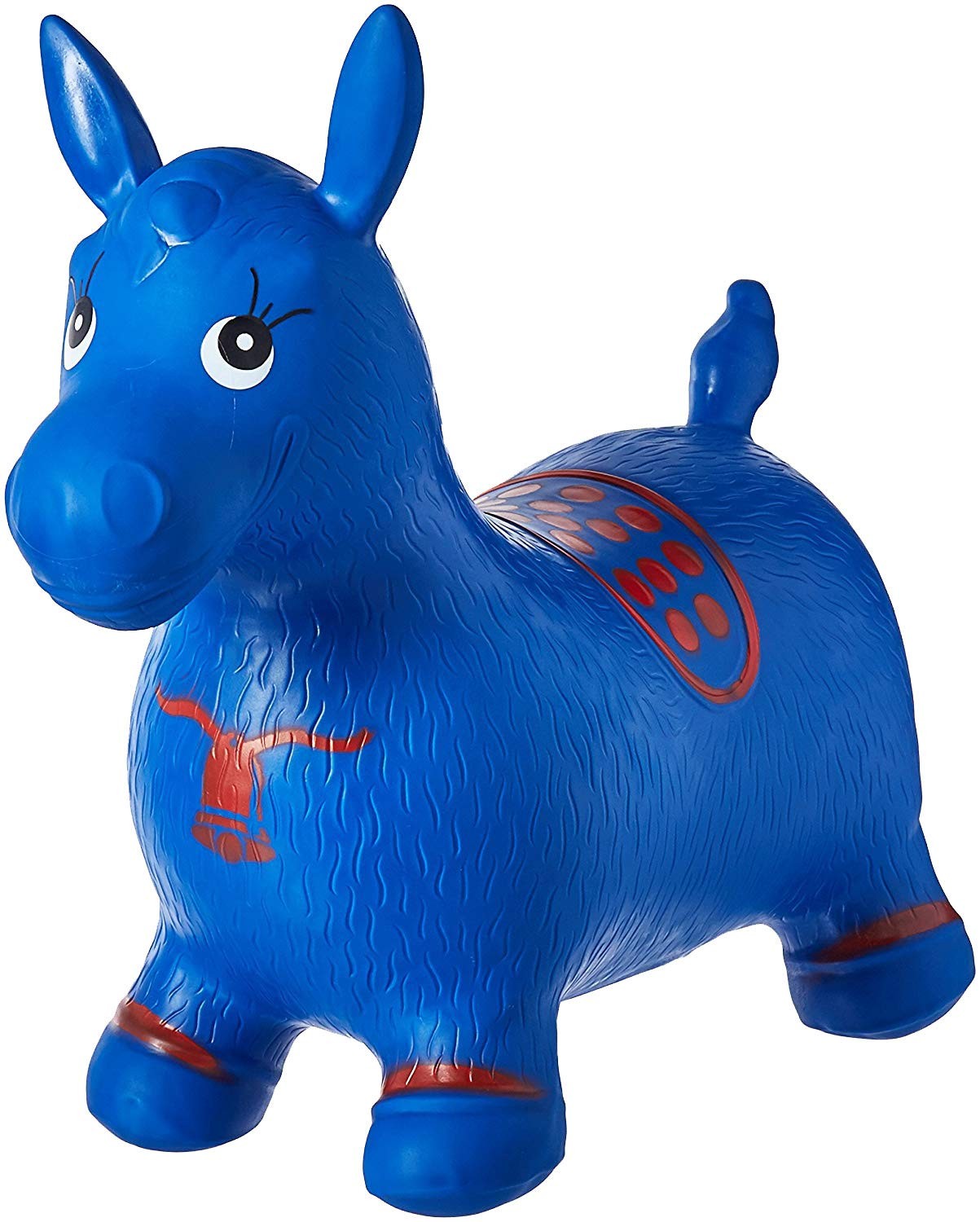 AppleRound Inflatable Bouncy Animal Hopper Ride-On - Horse, Cow, Unicorn - Kid