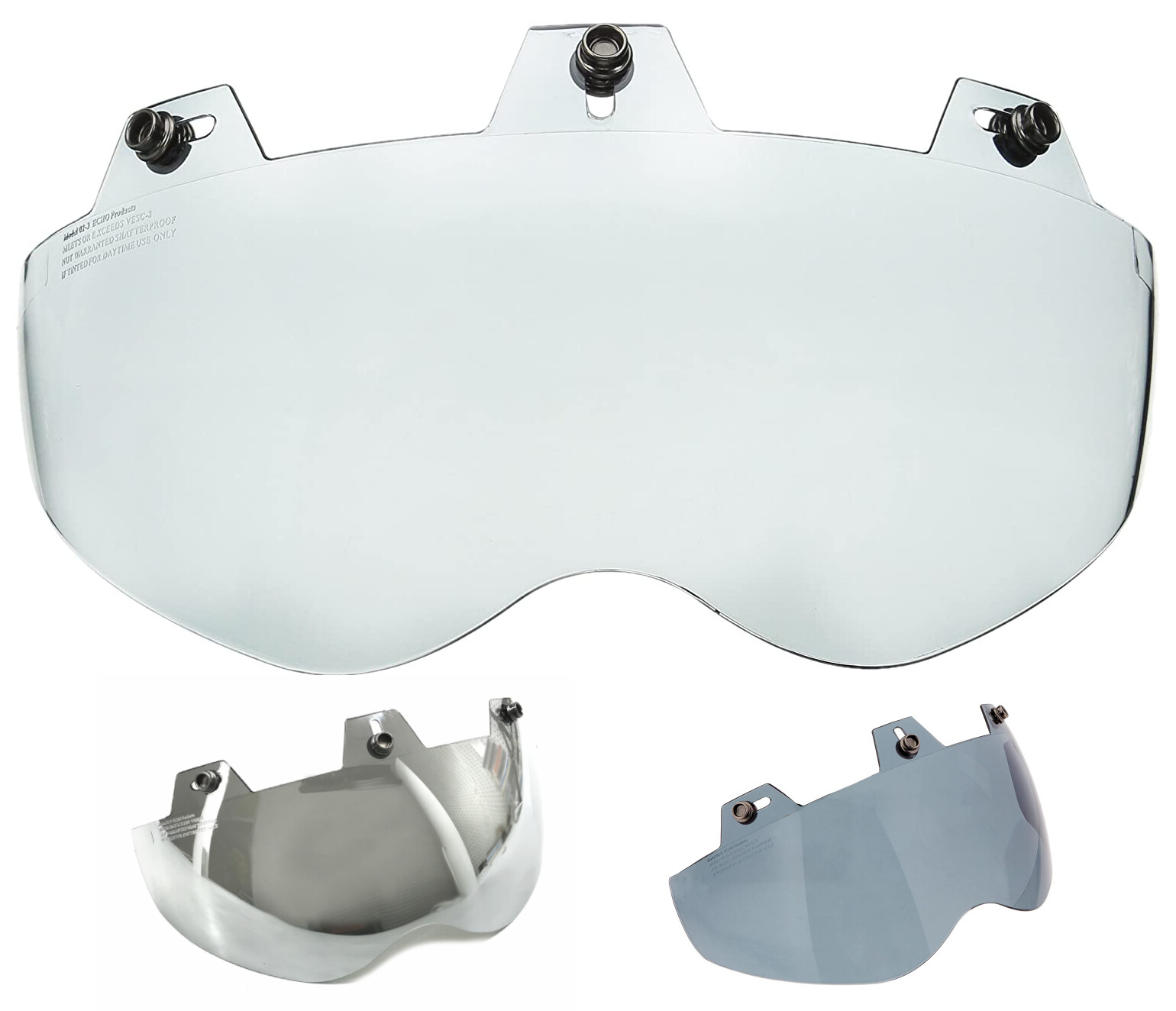 Echo 3-Snap Hard Coated Shorty Shield