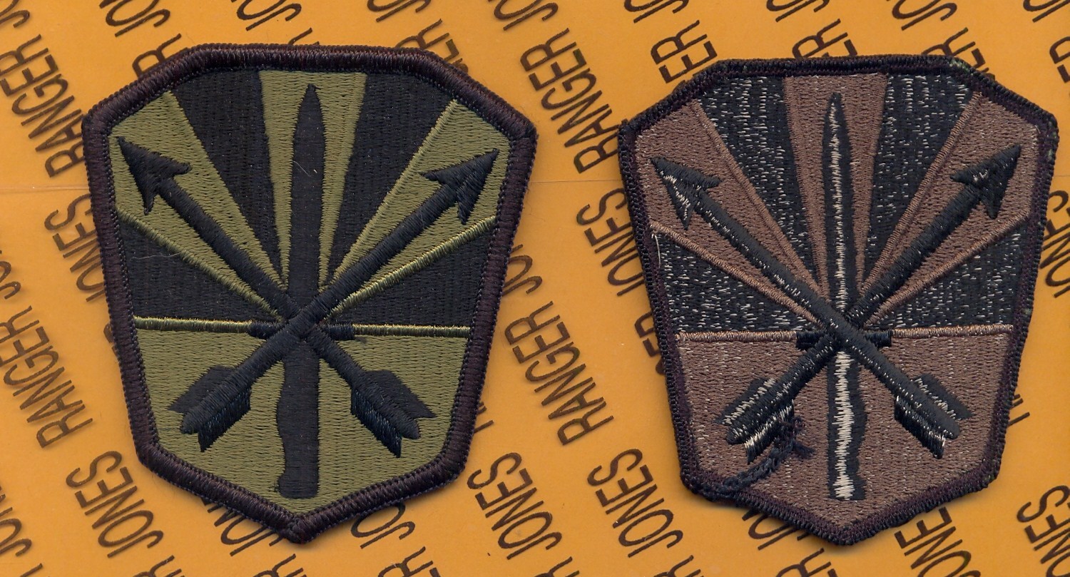 US Army Arizona Army National Guard ARNG OD Green & Black patch m/e Type II