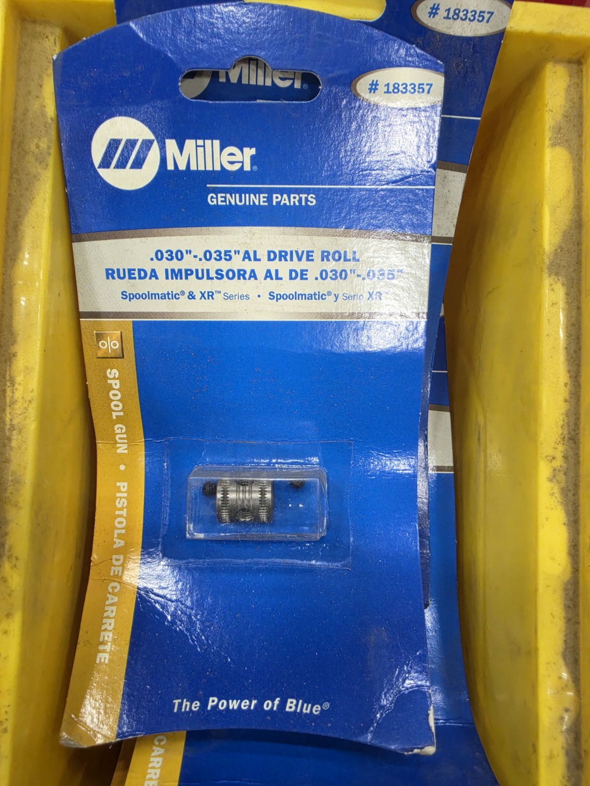 Miller Electric Drive Roll, Dual Groove Wire Size .030-.035 183357