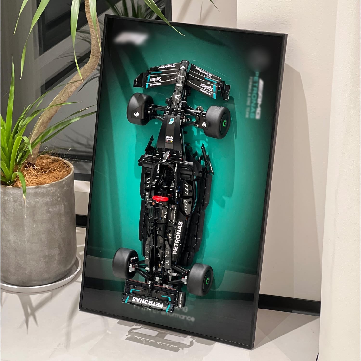 Lego Mercedes Formula 1 Frame Wall Mount Display & Storage 42171 FREE FAST SHIP