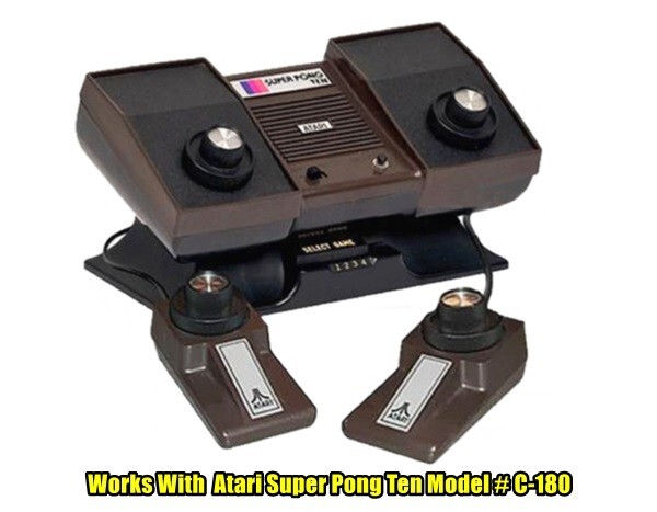 5.5V AC Adapter Power Supply for Atari Super Pong Ten Model # C-180 System NEW