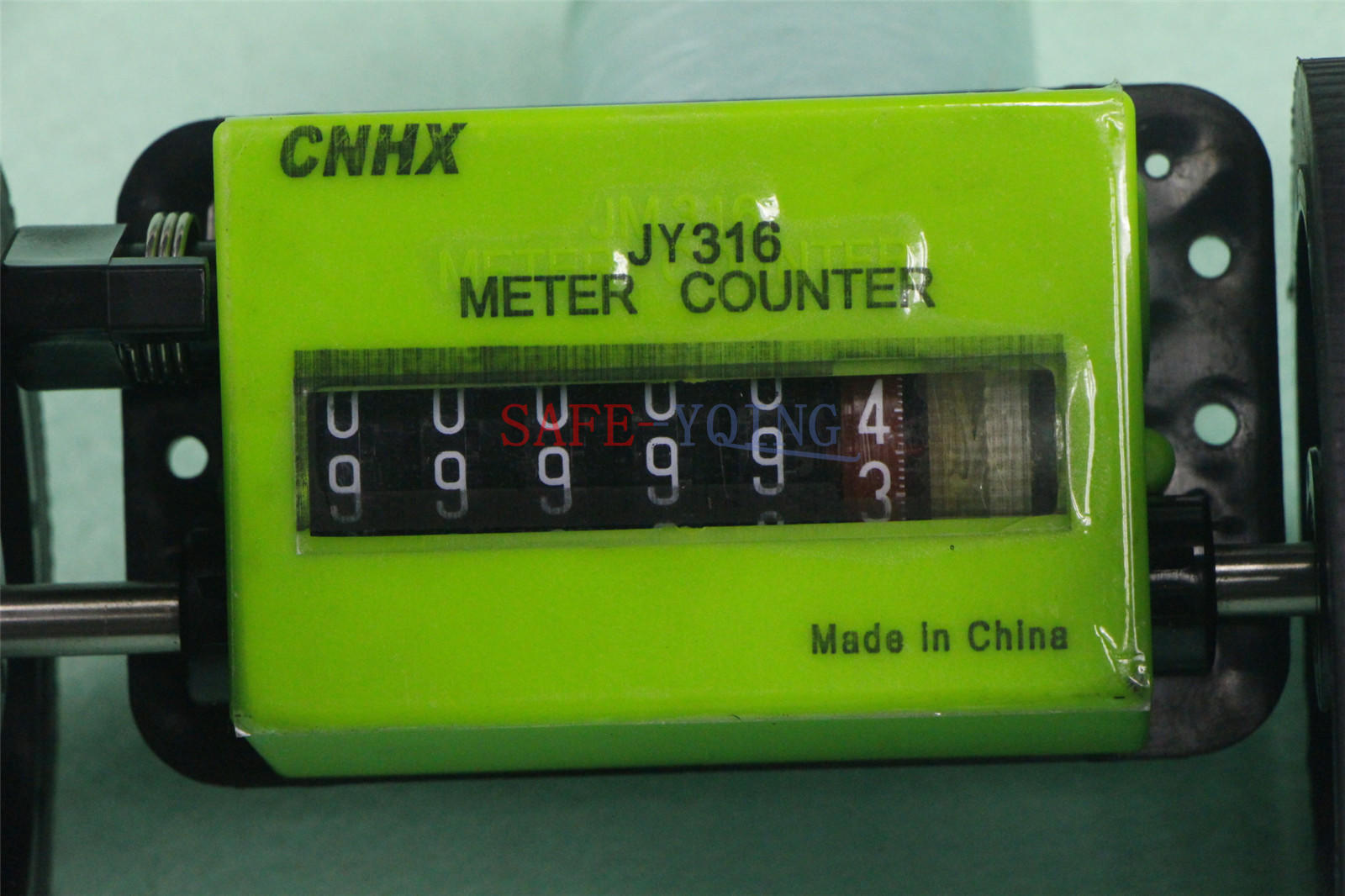 ONE 6-Digit Mechanical Yard Counter Length Counter Rolling Wheel Decoder JY316