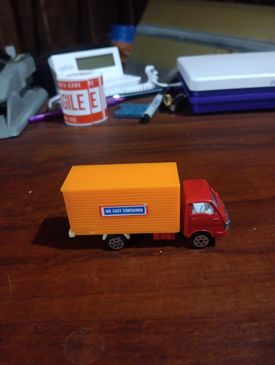 Vintage Die Cast Metal Toys~Pencil Sharpener Car/RedTruck~Tintoys,Loose As Is!